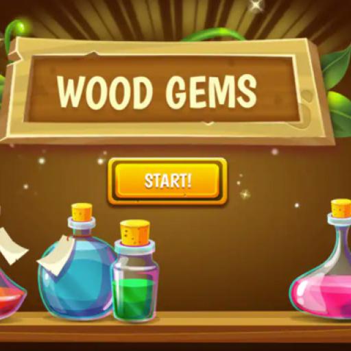 Wood Gems Bubble Shooter