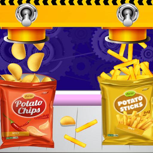 Potato Chips Factory Games For Kids