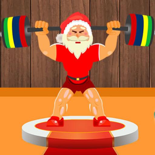 Santa Weightlifter