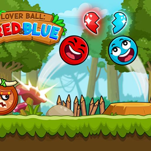 Red and Blue Ball Cupid love