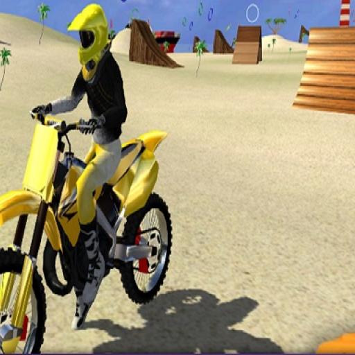 motor cycle beach stunt