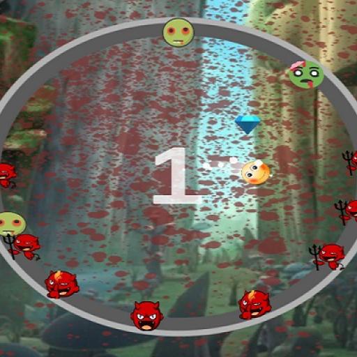 Rotating Moji Apocalypse