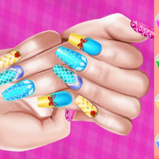 Princess Theme Nail Art DIY