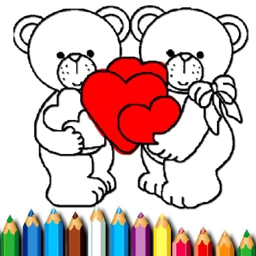 Happy Valentines Day Coloring