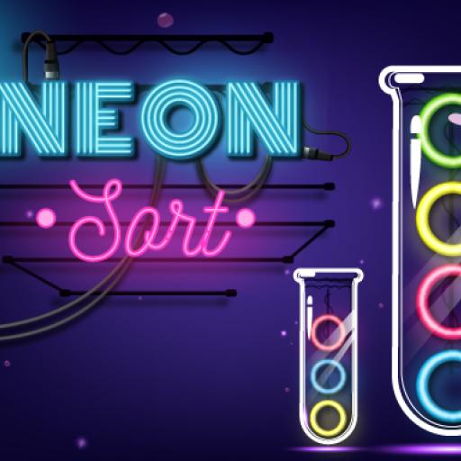 Neon Sort Puzzle - Color Sort Game
