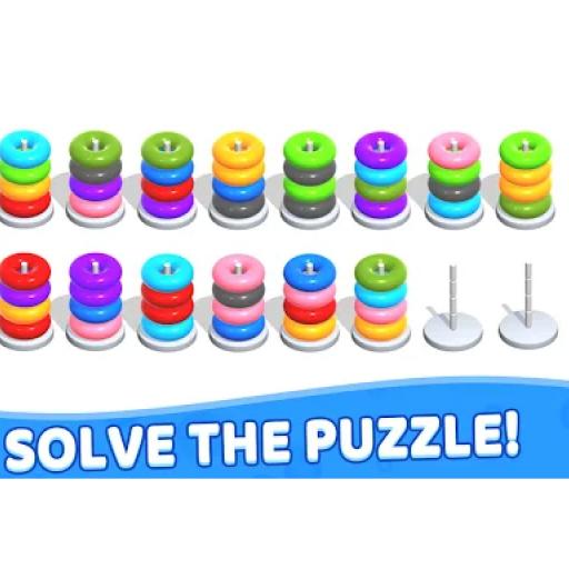 Color Hoop Stack - Puzzle