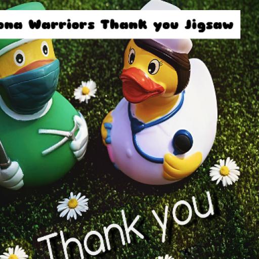 Corona Warriors Thank you Jigsaw