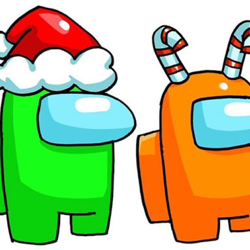 Among Us Christmas Coloring