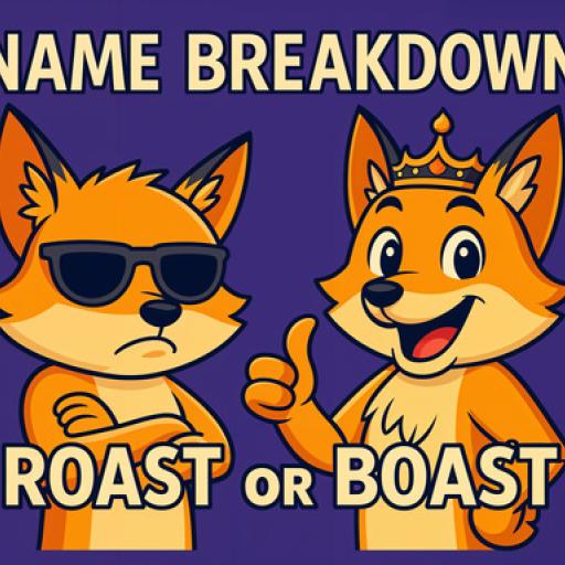 Name Breakdown Roast Or Boast