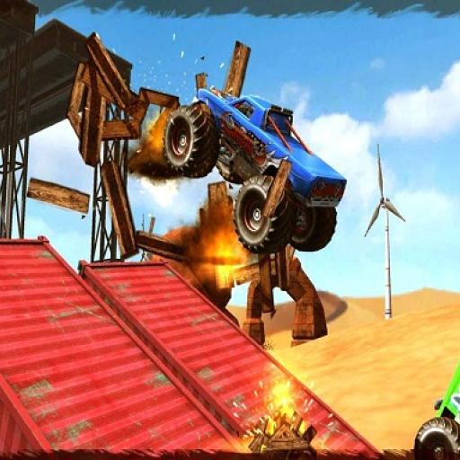 Monster Truck Impossible Track Plane Simulator
