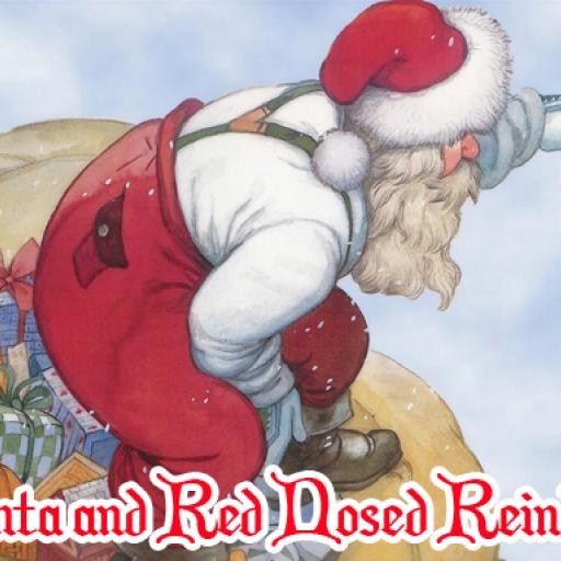 Santa and Red Nosed Reindeer Puzzle