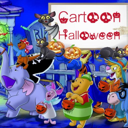 Cartoon Halloween Slide Puzzle
