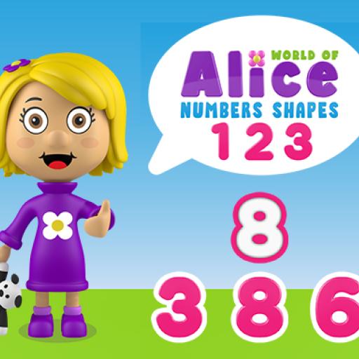 World of Alice Numbers Shapes