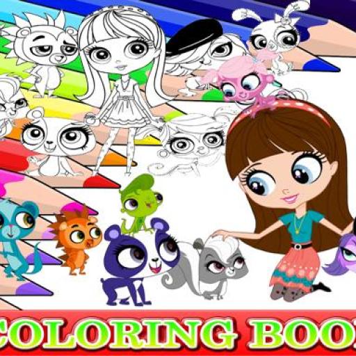 Coloring Book for Littlest Pet Shop