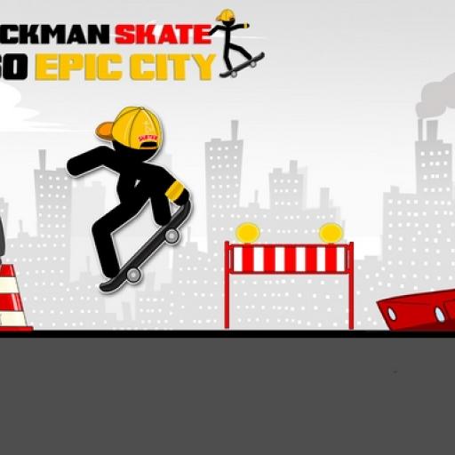 Stickman Skate 360 Epic City