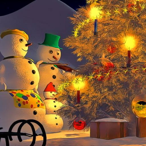 Snowman Family Time