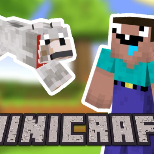Minicraft: Steve And Wolf Adventure