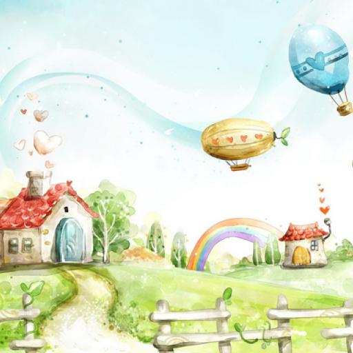 Cartoon Dreaming Scences Slide