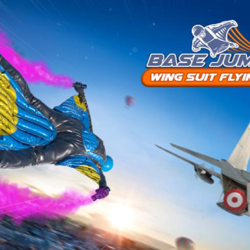 Base Jump Wingsuit Flying