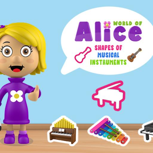 World of Alice Shapes of Musical Instruments