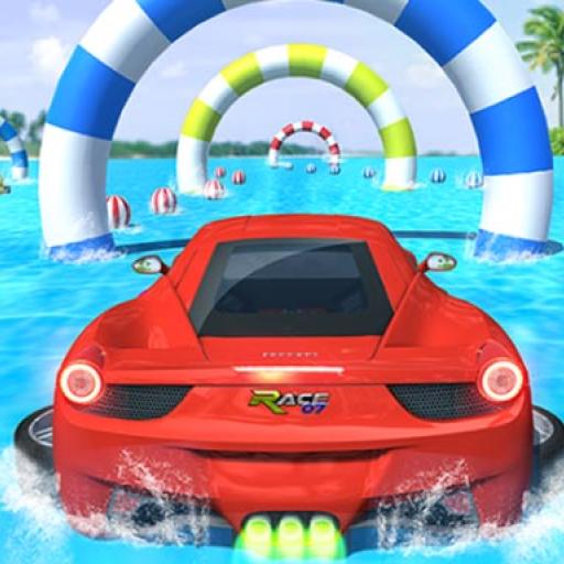 Water Surfing Car Stunts