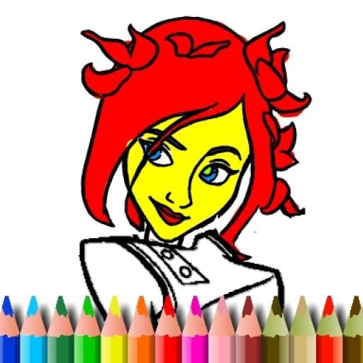 BTS Cute Girl Coloring