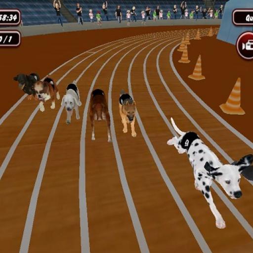 Real Dog Racing Simulator Game 2020