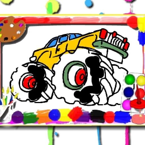 Monster Truck Coloring Book