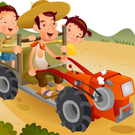 Cartoon Tractor Puzzle