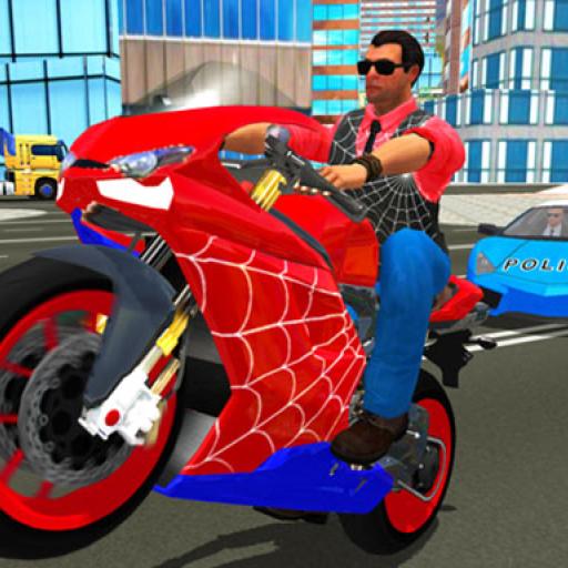 Hero Stunt Spider Bike Simulator 3d