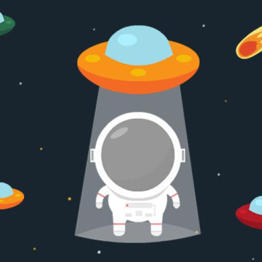 Astronaut vs Aliens