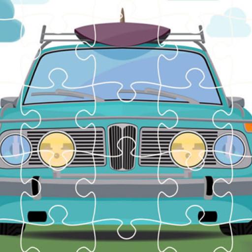 Retro Cars Jigsaw