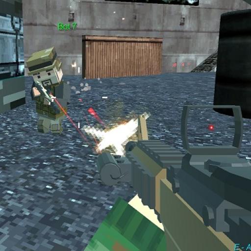 Pixel GunGame Arena Prison blocky combat