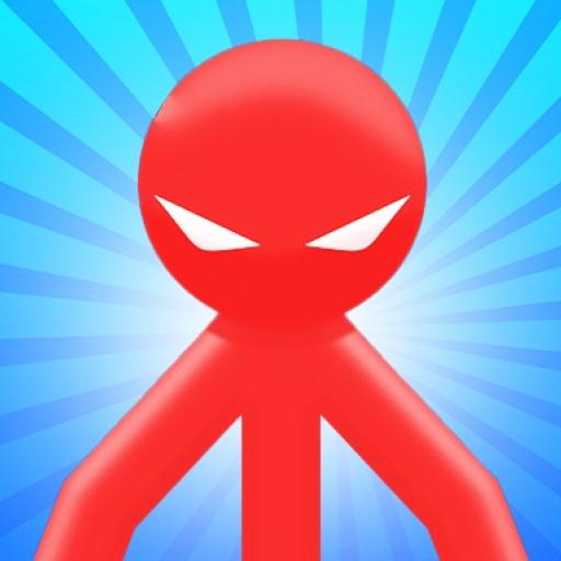 Red Stickman vs Monster School