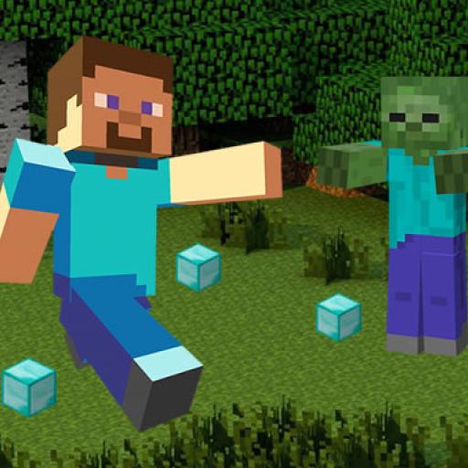 Pixelcraft Hidden Diamond Blocks