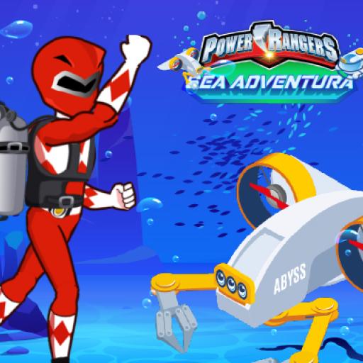 Save Power Rangers From Ocean Zombies - Pin Pull