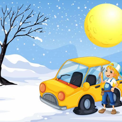 Snow Cars Jigsaw