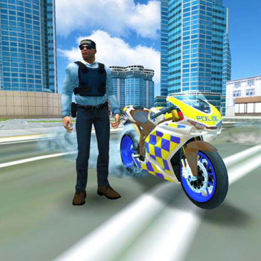 Police Motorbike Traffic Rider