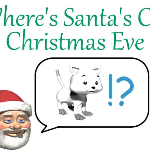 Where's Santa's Cat Christmas Eve
