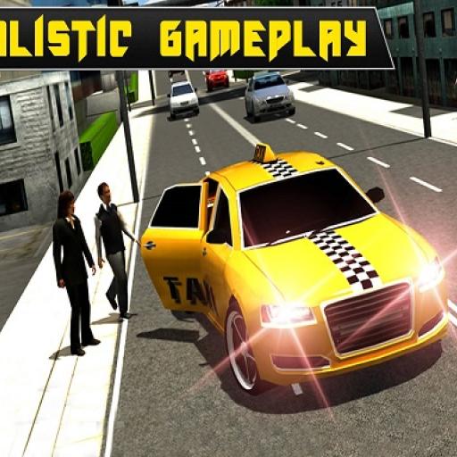 Crazy Taxi Car Simulation Game 3D