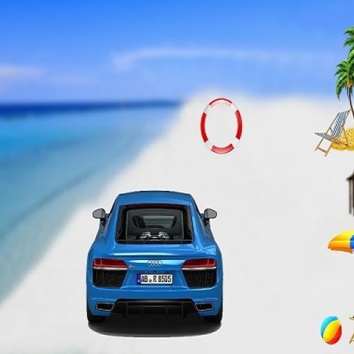 Mega Water Surface Car Racing Game 3D