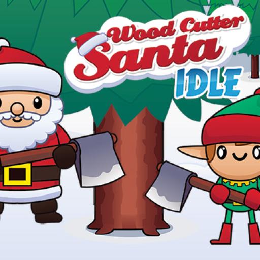 Wood Cutter Santa Idle