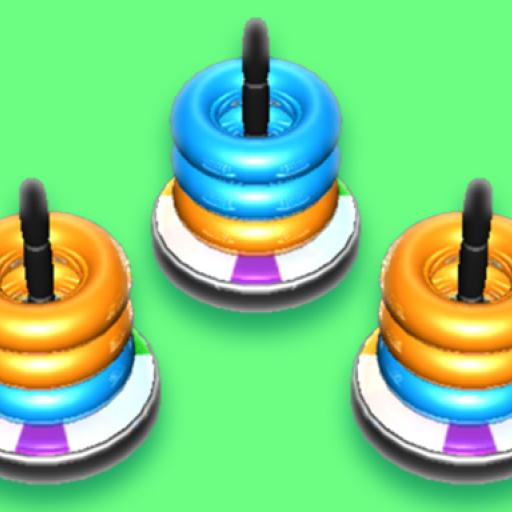Hoop Stack Sort Puzzle Game