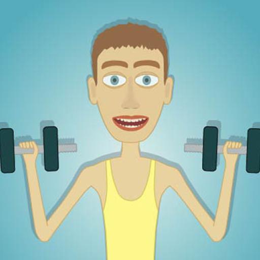 Muscle Clicker: Gym game