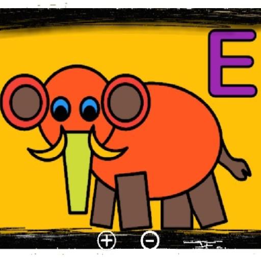 Easy Kids Coloring Letters