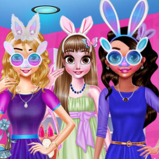 Funny Easter Girls