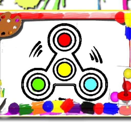Fidget Spinner Coloring Book